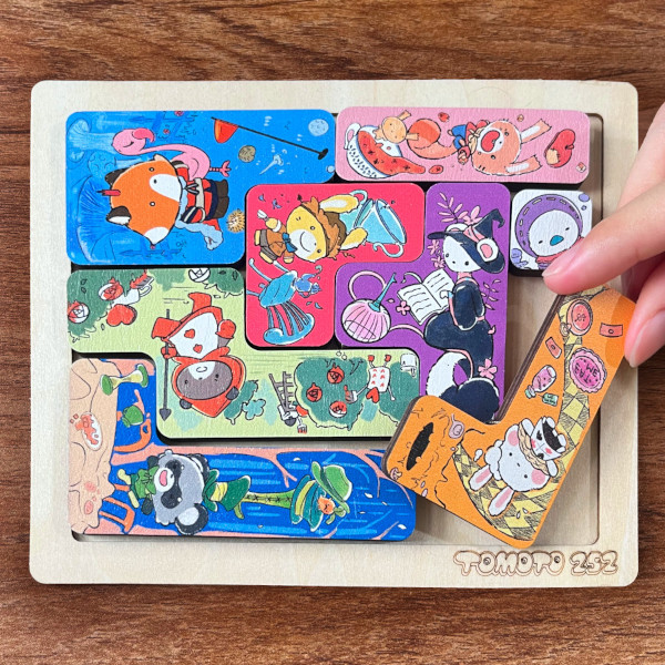 迷霧兔的拼圖王國(改善鏡像字/顛倒字):圖片 3